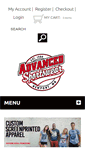 Mobile Screenshot of advancedsportswear.net